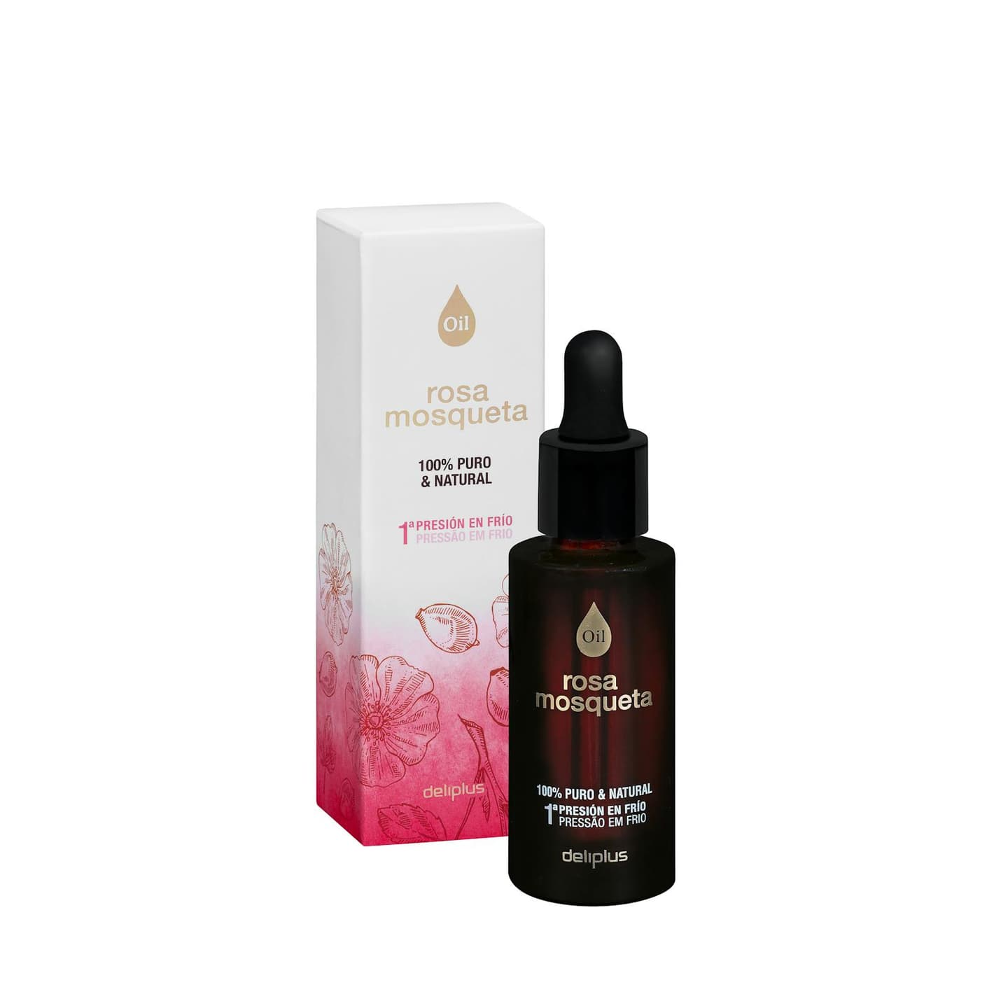 Huile corporelle à la rose musquée Deliplus