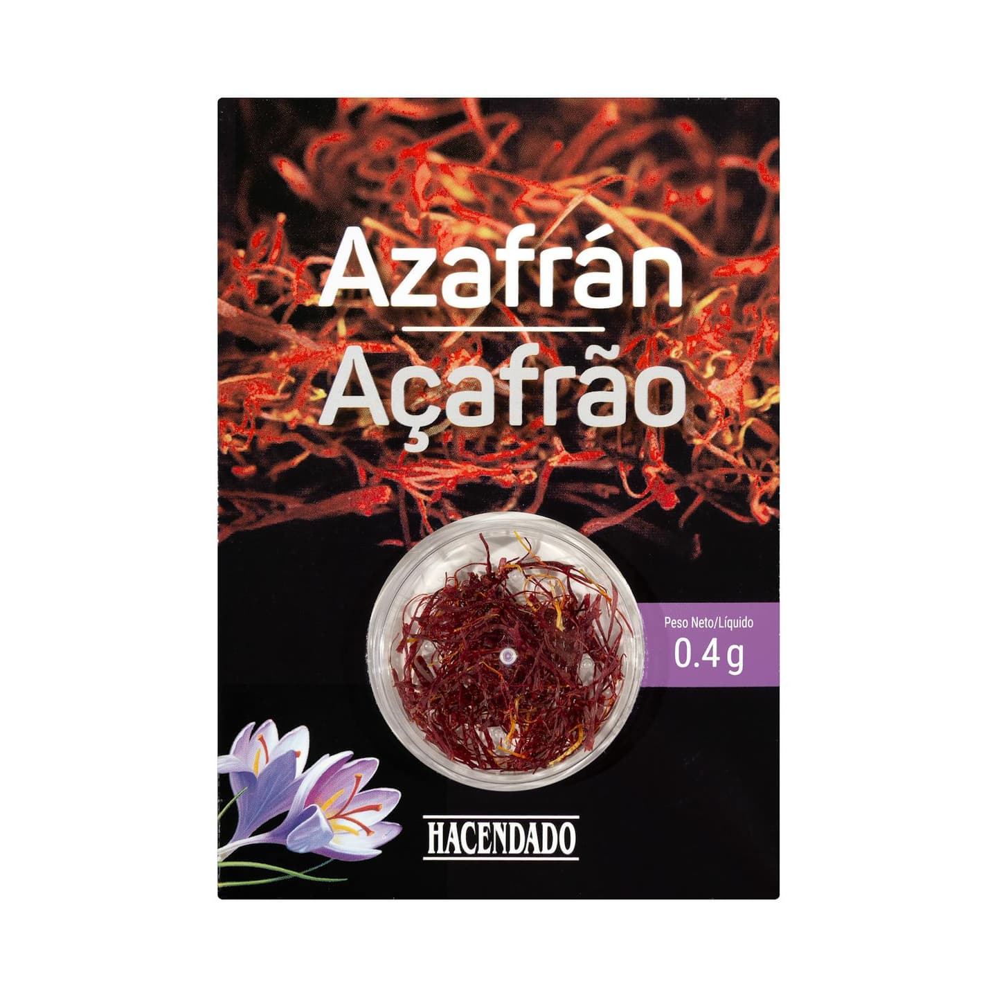 Safran en filaments Hacendado
