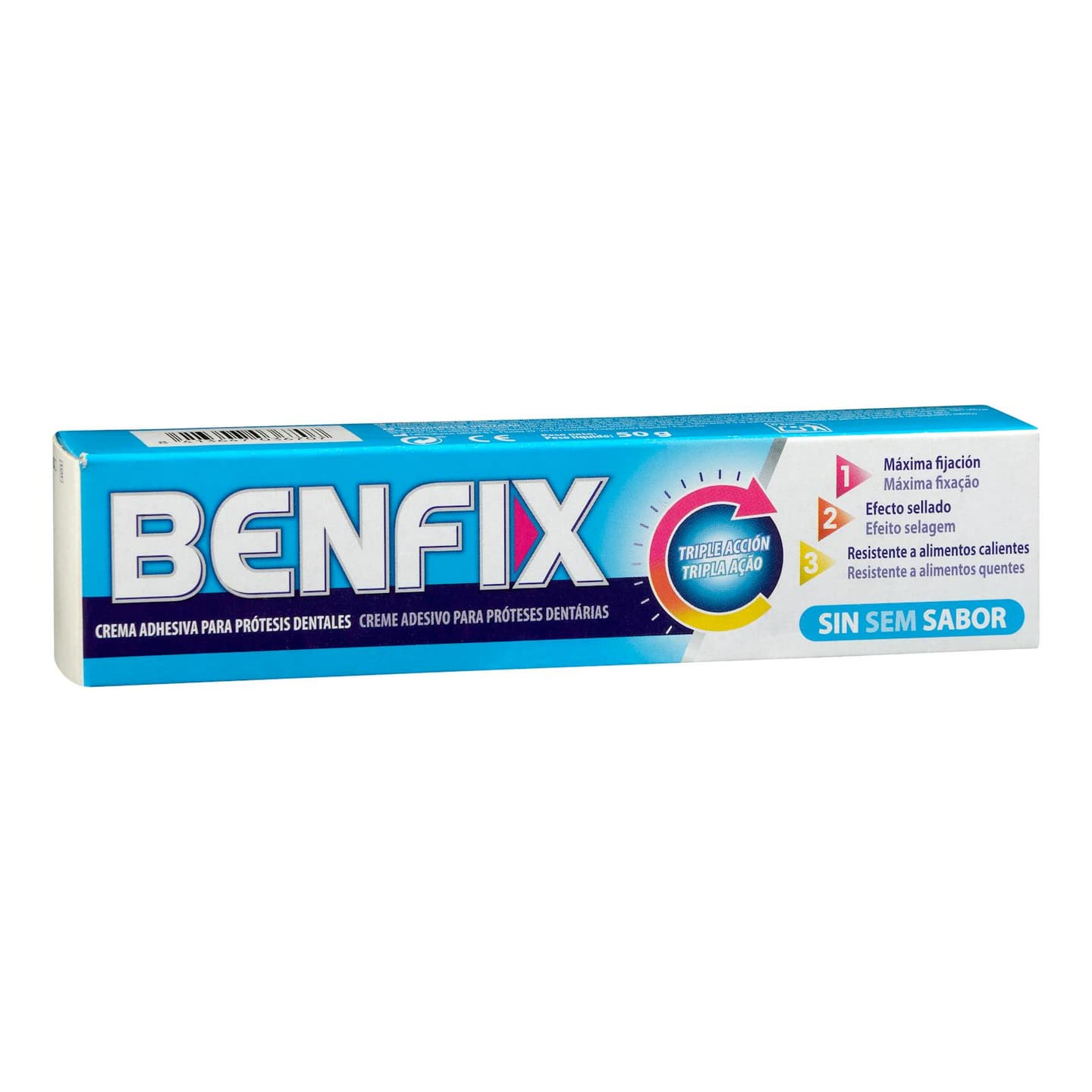 Crème adhésive pour prothèses dentaires Benfix, sans goût