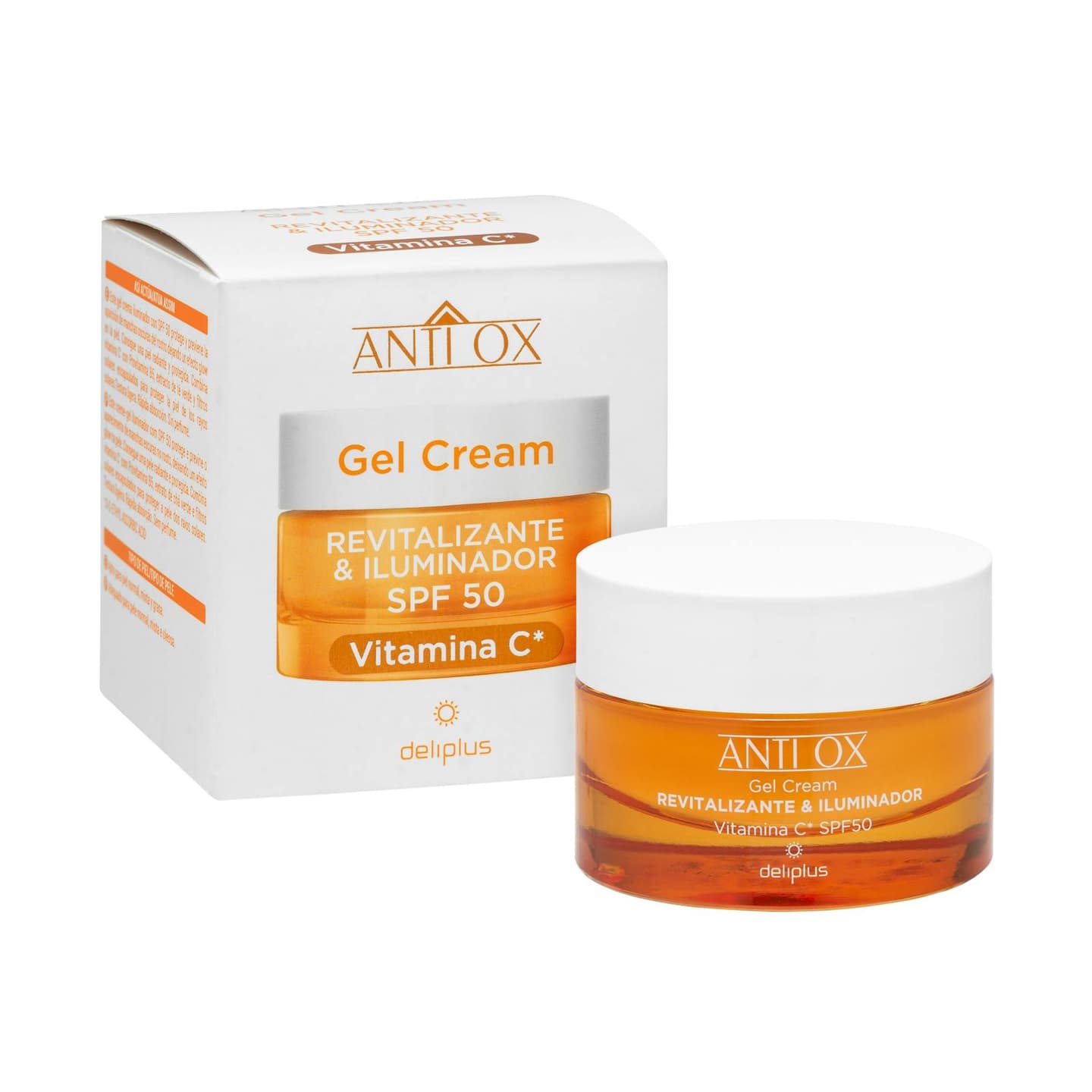 Crème-gel visage revitalisante SPF 50 et vitamine C Anti Ox