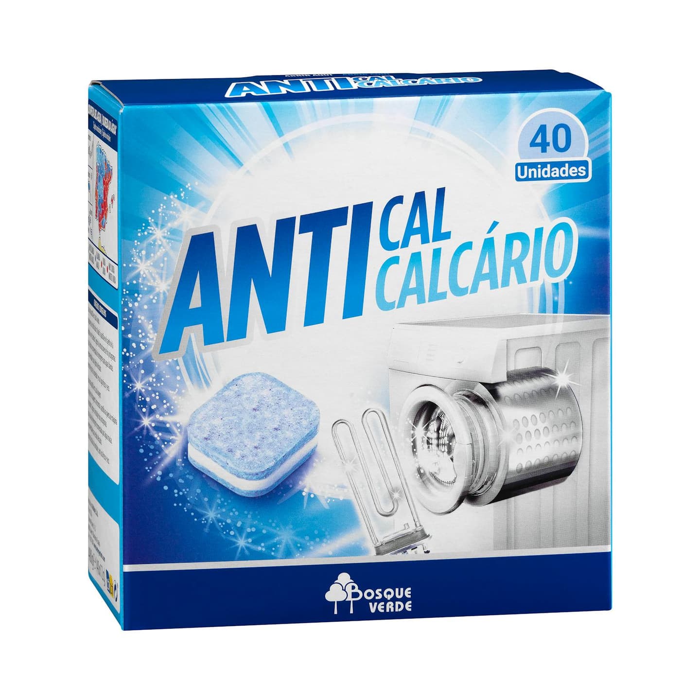 Pastilles anticalcaire lave-linge Bosque Verde