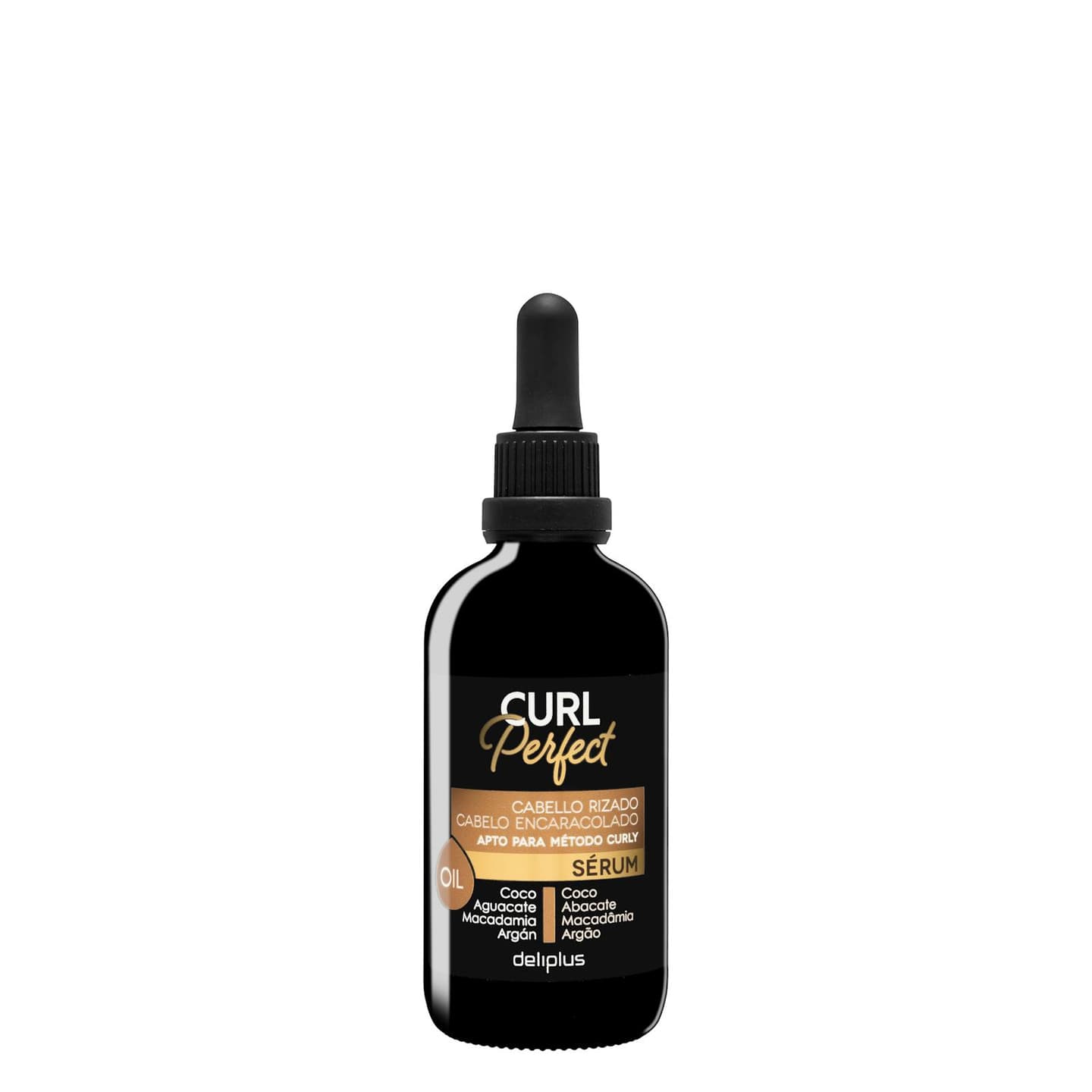 Sérum huile Curl Perfect Deliplus, cheveux bouclés