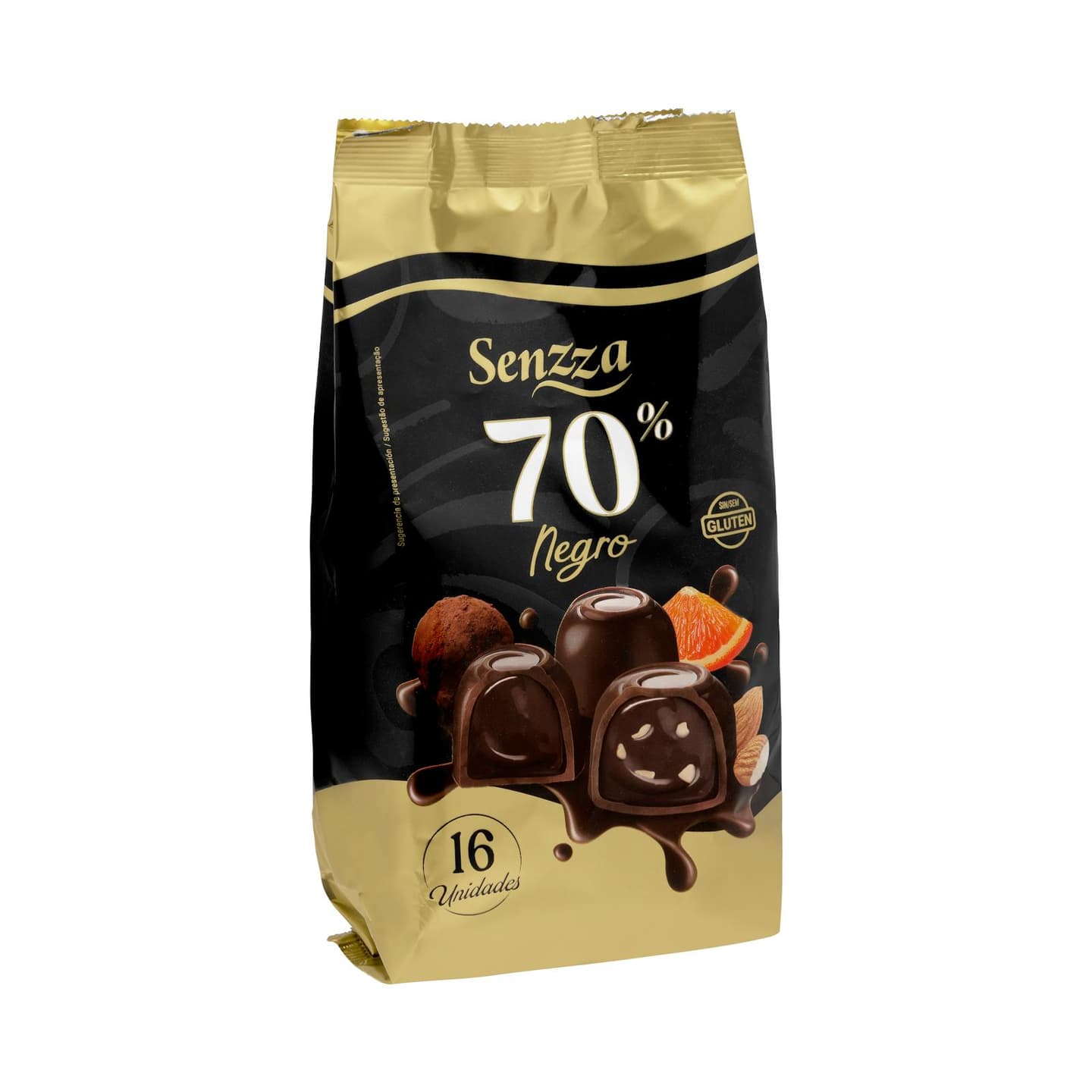 Assortiment de chocolats noirs 70 % Senzza